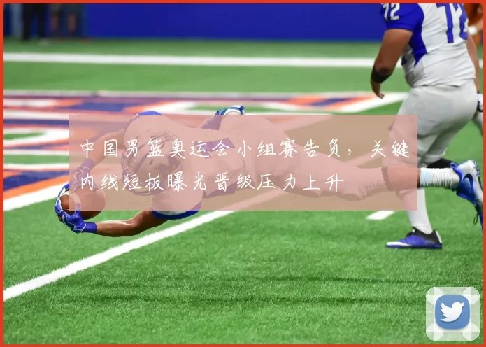 中国男篮奥运会小组赛告负，关键内线短板曝光晋级压力上升